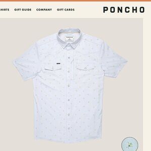 Poncho "The Bonito" short sleeve button up